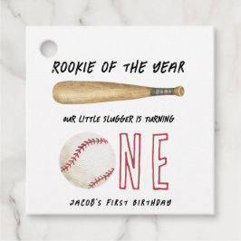 Beste Nieuwe Speler Honkbal 1e Verjaardagsfeest Bedankjes Labels