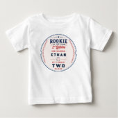 Beste Nieuwe Speler Honkbal 2e Verjaardag kinderen (Voorkant)