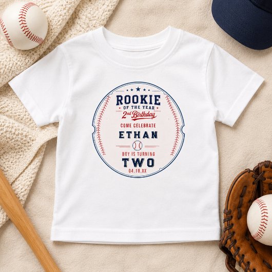 Beste Nieuwe Speler Honkbal 2e Verjaardag kinderen