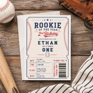 Beste Nieuwe Speler Honkbal 2e Verjaardagskaartje Kaart