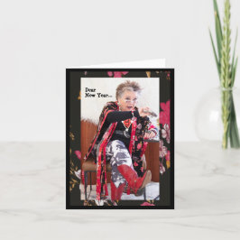 Beste Nieuwjaar, ik smeek je Wenskaart Kaart