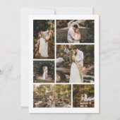 Beste nieuwjaar ooit | Moderne, minimalistische fo Feestdagenkaart (Achterkant)