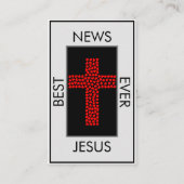 Beste nieuws ooit John 3:16 Gospel Tract Visitekaartje (Voorkant)