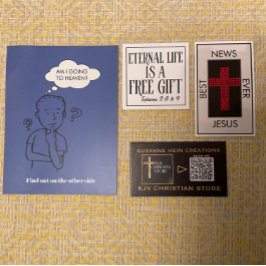 Beste nieuws ooit John 3:16 Gospel Tract Visitekaartje