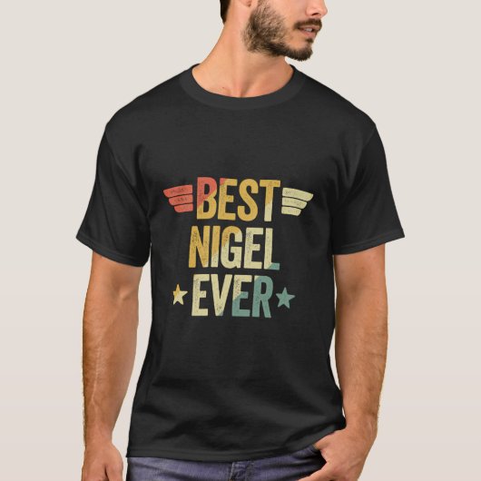 Beste Nigel ooit T-shirt (Voorkant)