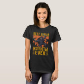 Beste Ninja-instructeur ooit Warrior Funny T-shirt (Voorkant volledig)