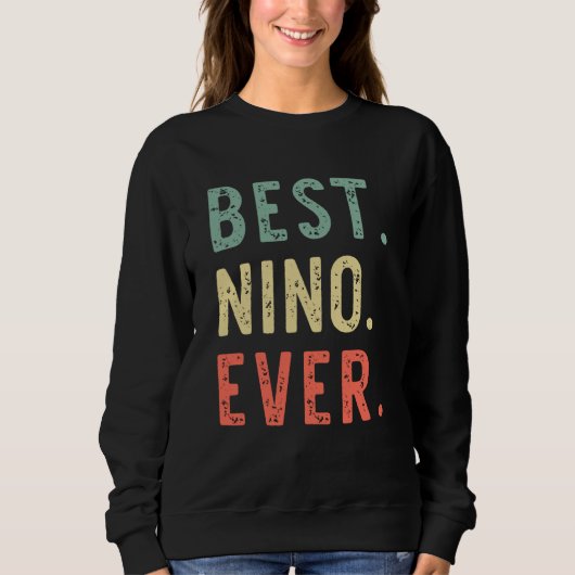 Beste Nino Ever Cool Grappig  Vaderdag GIF Trui (Voorkant)