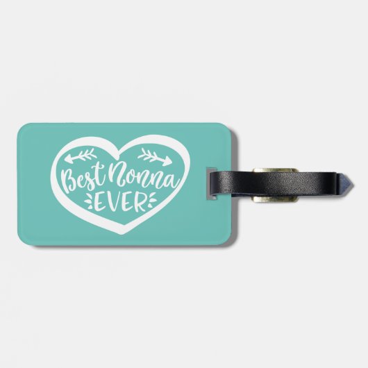 Beste Nonna Ever Bagagelabel (Achterkant horizontaal)