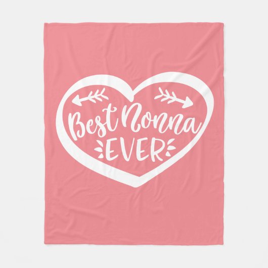 Beste Nonna Ever Fleece Deken (Voorkant)