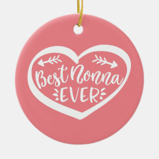 Beste Nonna Ever Keramisch Ornament