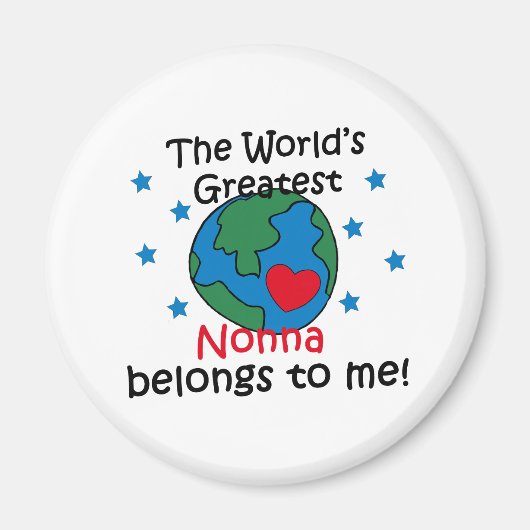 Beste Nonna is van mij Magneet (Voorkant)