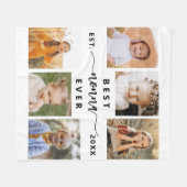 Beste Nonna Ooit - Kleinkinderen Fotocollage Fleece Deken (Voorkant (Horizontaal))