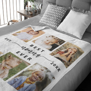 Beste Nonna Ooit - Kleinkinderen Fotocollage Fleece Deken