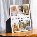 Beste Nonna Ooit - Kleinkinderen Fotocollage Fotoplaat<br><div class="desc">Vier de "Beste NaNa Ooit" met deze gepersonaliseerde Kleinkinderen Fotocollage Plaque. Dit hartverwarmende geschenk heeft een prachtig gerangschikte collage van gekoesterde foto's die speciale momenten vastleggen, aangevuld met een liefdevolle boodschap. Gemaakt van hoogwaardige materialen met een strakke afwerking, is het ideaal om thuis als een gekoesterde aandenken weer te geven....</div>