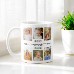 Beste Nonna Ooit - Kleinkinderen Fotocollage Koffiemok<br><div class="desc">Vier de "Best Nonna Ever" met deze gepersonaliseerde kleinkinderen Fotocollage Koffie Mok. Dit hartverwarmende geschenk heeft een liefdevol gerangschikte collage van gekoesterde foto's die speciale momenten vastleggen, aangevuld met een oprechte boodschap. Gemaakt van hoogwaardig keramiek, het is zowel magnetron als vaatwasser veilig voor gemak en duurzaamheid. Deze betekenisvolle aandenken is...</div>