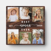 Beste Nonna ooit - Kleinkinderen Hout Fotocollage Fotoplaat (Voorkant)