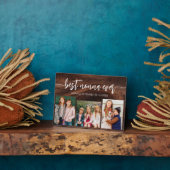 Beste Nonna ooit - Kleinkinderen Hout Fotocollage Fotoplaat (Zijkant)