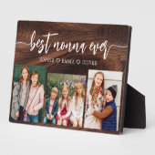 Beste Nonna ooit - Kleinkinderen Hout Fotocollage Fotoplaat (Zijkant)