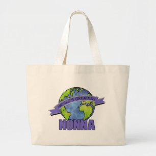 Beste Nonna ter Wereld Grote Tote Bag