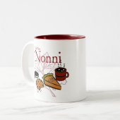 Beste Nonni-Mok ter wereld Tweekleurige Koffiemok (Voorkant links)