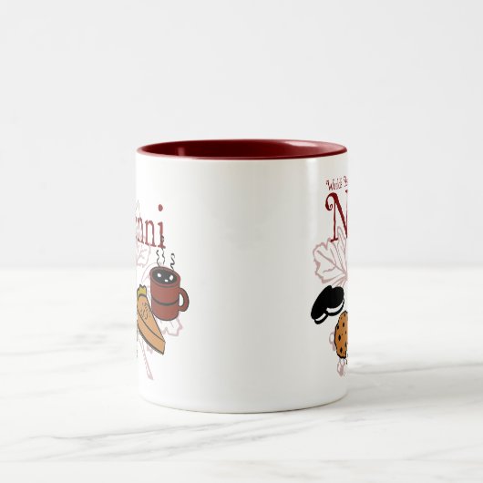 Beste Nonni-Mok ter wereld Tweekleurige Koffiemok (Center)