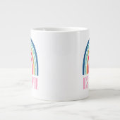 Beste Nonnie Ooit Regenboog Grote Koffiekop (Voorkant)