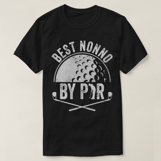 Beste Nonno By Par Golf Liefhebber Sport Gift Golf T-shirt (Design voorkant)