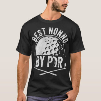 Beste Nonno By Par Golf Liefhebber Sport Gift Golf T-shirt