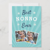 Beste Nonno ooit | Foto Vaderdag Kaart (Voorkant)