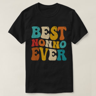 Beste Nonno ooit Retro  Opa Vaderdag T-shirt