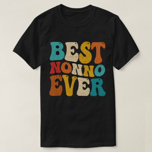 Beste Nonno ooit Retro Opa Vaderdag T-shirt (Design voorkant)