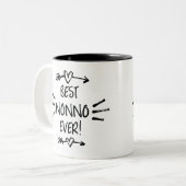 Beste Nonno ooit Tweekleurige Koffiemok (Voorkant links)