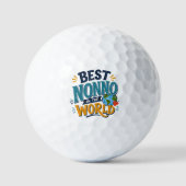 Beste Nonno ter Wereld Golfbal Golfballen (Voorkant)