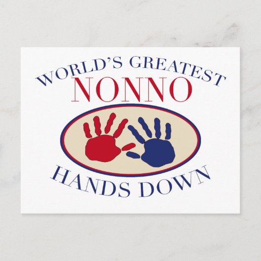 Beste Nonno zonder twijfel Briefkaart (Voorkant)