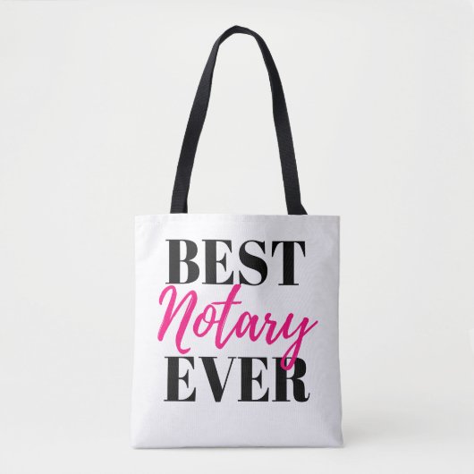 Beste notaris ooit Canvas tas (Voorkant)