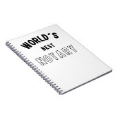 Beste Notaris ter wereld Notitieboek (Rechterzijde)