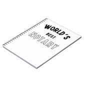 Beste Notaris ter wereld Notitieboek (Linkerzijde)