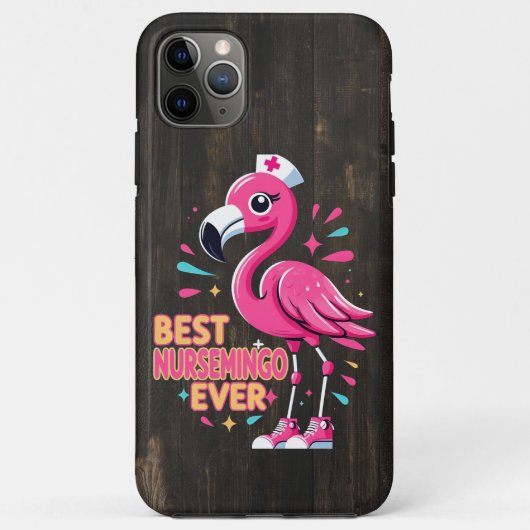 Beste Nursemingo Ooit Verpleegster Flamingo Liefhe Case-Mate iPhone Case (Achterkant)