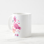 Beste Nursemingo Ooit Verpleegster Flamingo Liefhe Koffiemok (Voorkant links)