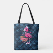Beste Nursemingo Ooit Verpleegster Flamingo Liefhe Tote Bag (Achterkant)