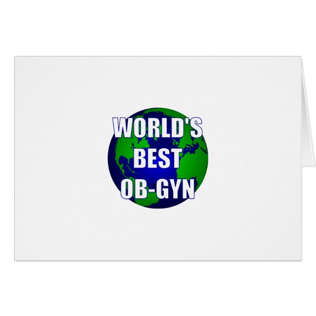 Beste OB-GYN ter wereld (Voorkant Horizontaal)