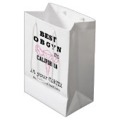 Beste OBGYN op stad of stad gynaecoloog Medium Cadeauzakje (Voorkant Gekanteld)