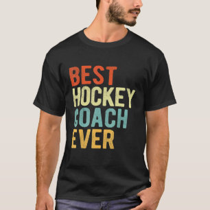 beste ockey Coach op elk Ice Hockey Team Coa T-shirt