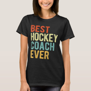 beste ockey Coach op elk Ice Hockey Team Coa T-shirt