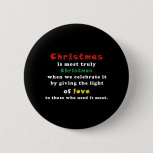 Beste offerte Kerstmis Ronde Button 5,7 Cm