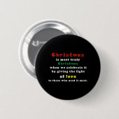 Beste offerte Kerstmis Ronde Button 5,7 Cm (Voorkant /achterkant)