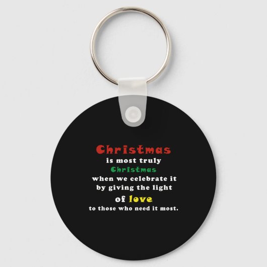 Beste offerte Kerstmis Sleutelhanger (Voorkant)
