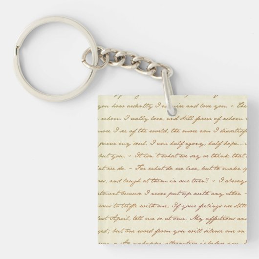 Beste offertes van Jane Austen Sleutelhanger (voorkant)