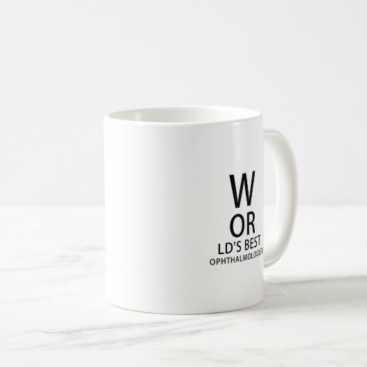 Beste oftalmoloog koffiemok (Voorkant rechts)