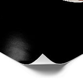 Beste Oma 10 Foto Zwarte Achtergrond Collage Perfect Poster (Hoek)